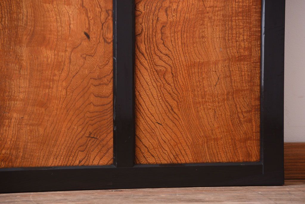 和製アンティーク　鏡板欅材!古い木のドア(扉)(2)