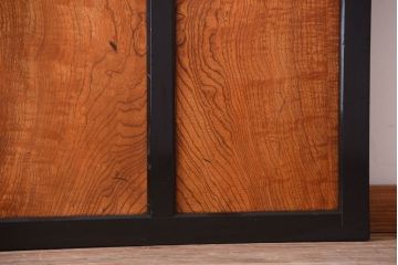 和製アンティーク　鏡板欅材!古い木のドア(扉)(2)