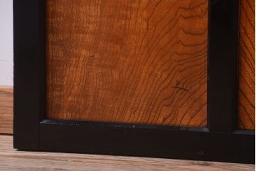 和製アンティーク　鏡板欅材!古い木のドア(扉)(2)