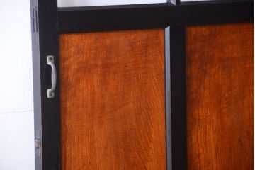 和製アンティーク　腰板欅材!古い木のドア(扉)