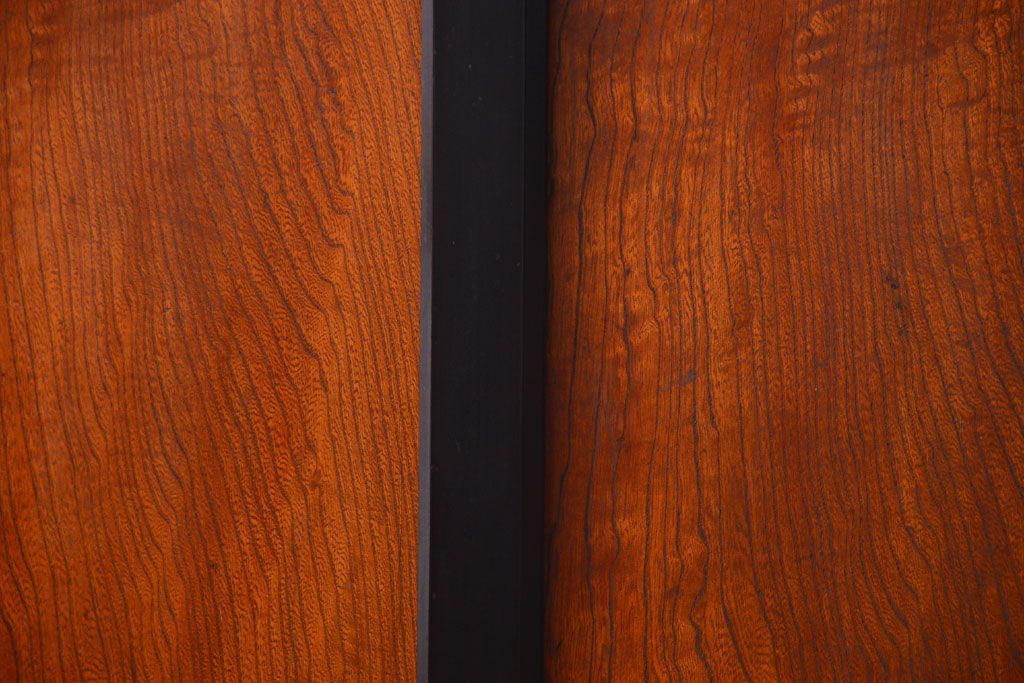 和製アンティーク　腰板欅材!古い木のドア(扉)