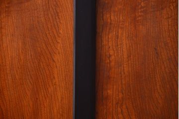 和製アンティーク　腰板欅材!古い木のドア(扉)