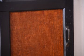 和製アンティーク　腰板欅材!古い木のドア(扉)