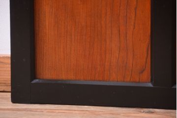 和製アンティーク　腰板欅材!古い木のドア(扉)