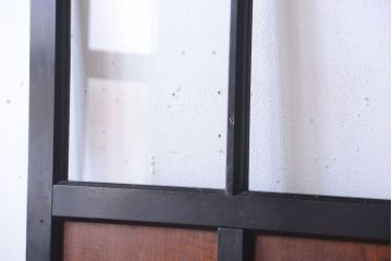 和製アンティーク　腰板欅材!古い木のドア(扉)