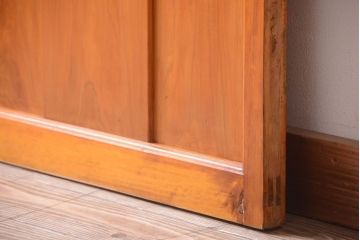 昭和レトロ　古い木製のアンティーク金網戸1枚(建具)
