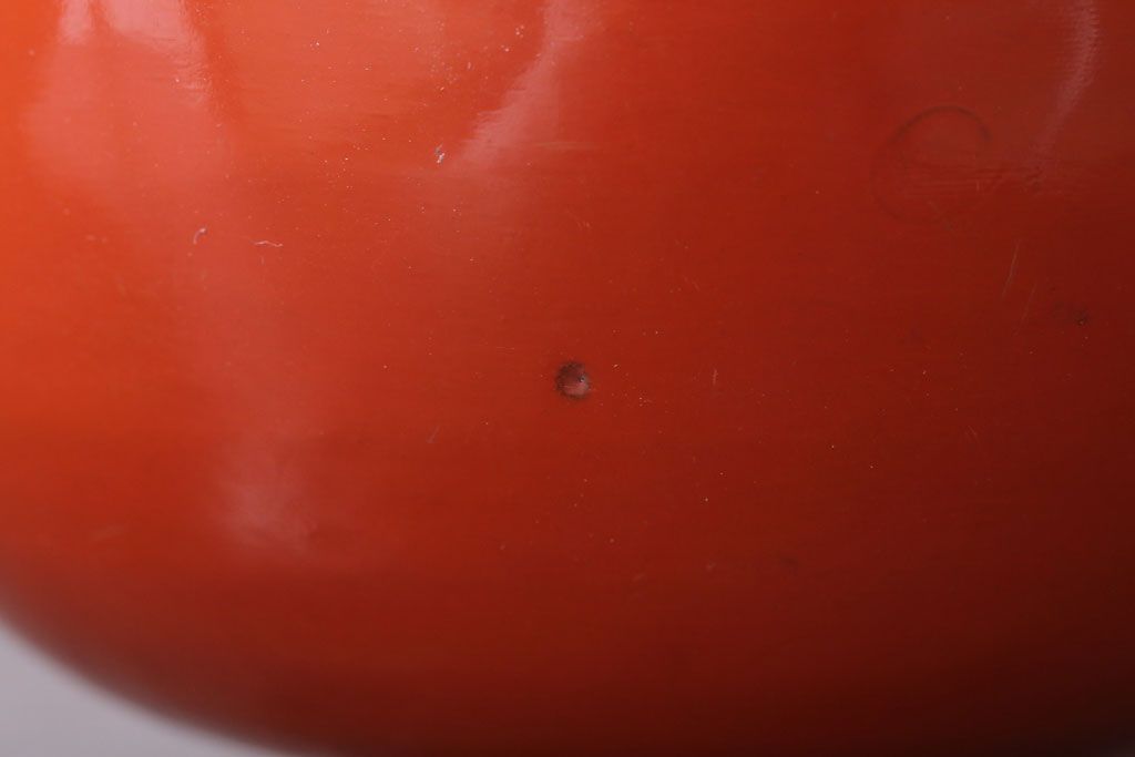 和製アンティーク　松竹梅の朱塗り椀5客セット(2)