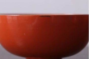 和製アンティーク　松竹梅の朱塗り椀6客セット