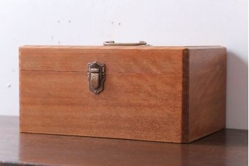 アンティーク雑貨　昭和レトロ　小さなアンティーク木箱(1)