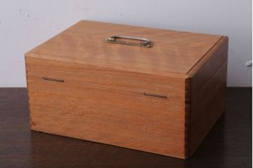 アンティーク雑貨　昭和レトロ　小さなアンティーク木箱(1)