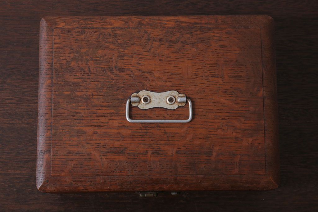 アンティーク雑貨　昭和レトロ　小さなアンティーク木箱(2)