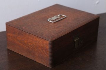 アンティーク雑貨　昭和レトロ　小さなアンティーク木箱(2)