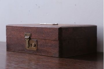 アンティーク雑貨　昭和レトロ　小さなアンティーク木箱(2)
