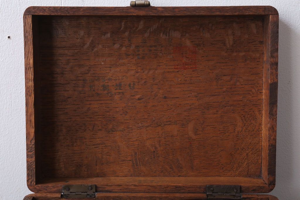 アンティーク雑貨　昭和レトロ　小さなアンティーク木箱(2)