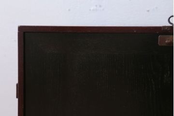 アンティーク家具　和製アンティーク　栗材製!慳貪扉の収納箱(収納棚)