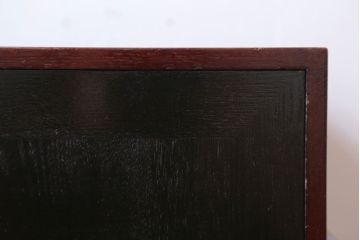 アンティーク家具　和製アンティーク　栗材製!慳貪扉の収納箱(収納棚)