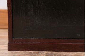 アンティーク家具　和製アンティーク　栗材製!慳貪扉の収納箱(収納棚)
