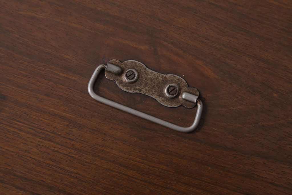 アンティーク雑貨　昭和レトロ　仕切り付き!小物収納用アンティーク木箱(小箱)