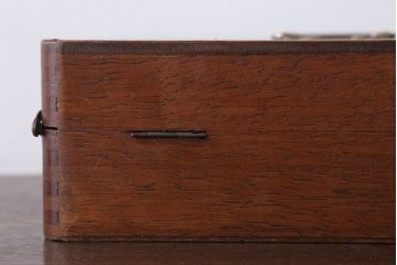 アンティーク雑貨　昭和レトロ　仕切り付き!小物収納用アンティーク木箱(小箱)