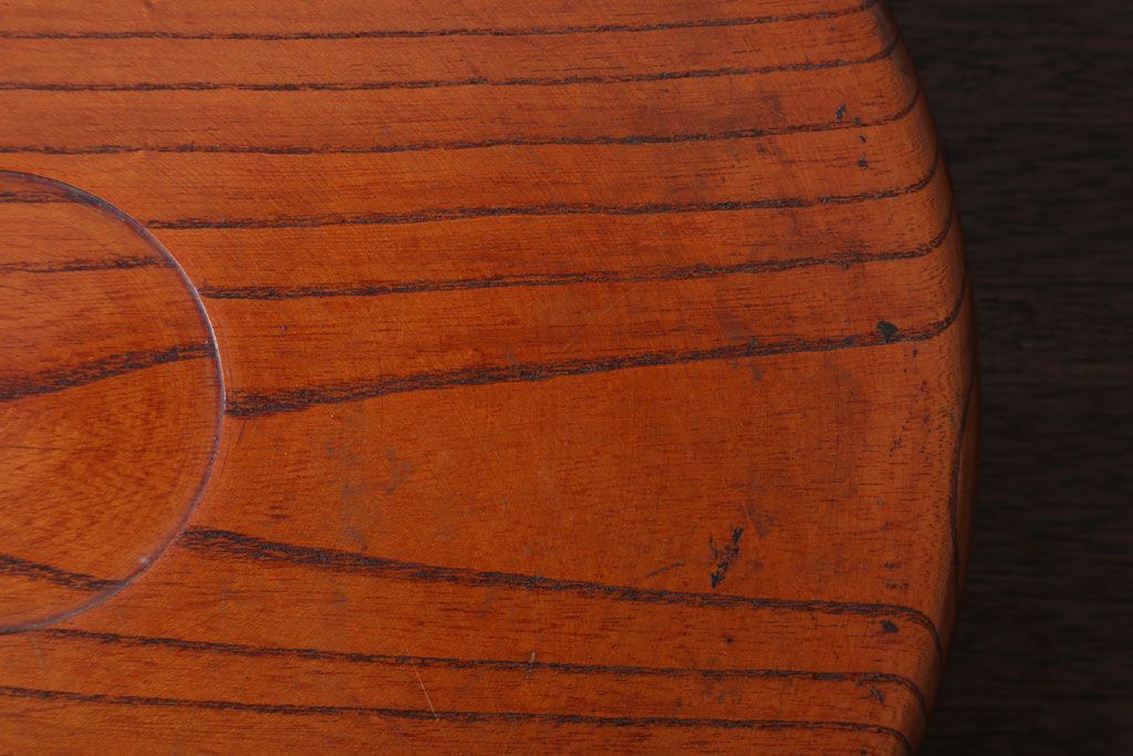 アンティーク雑貨　和製アンティーク　古い木のお盆(トレー)