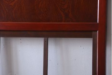 古民具・骨董　欅玉杢材!漆が美しいアンティークガラス帯戸