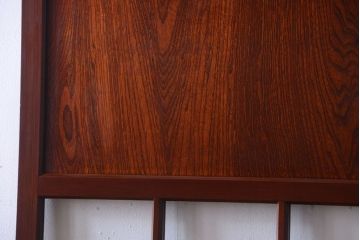 和製アンティーク　古い木のガラス帯戸2枚セット