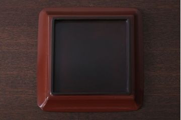 アンティーク雑貨　和製アンティーク　古い欅材のお盆(トレー)