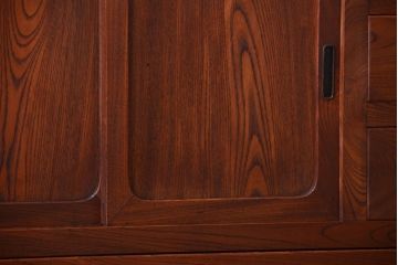 アンティーク家具　和製アンティーク　前面欅材!古い収納棚(戸棚)