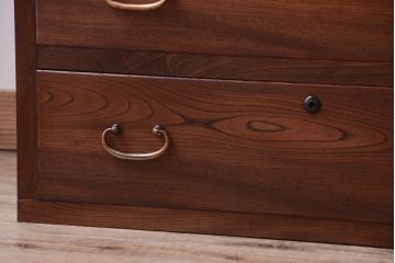 アンティーク家具　和製アンティーク　前面欅材!古い収納棚(戸棚)