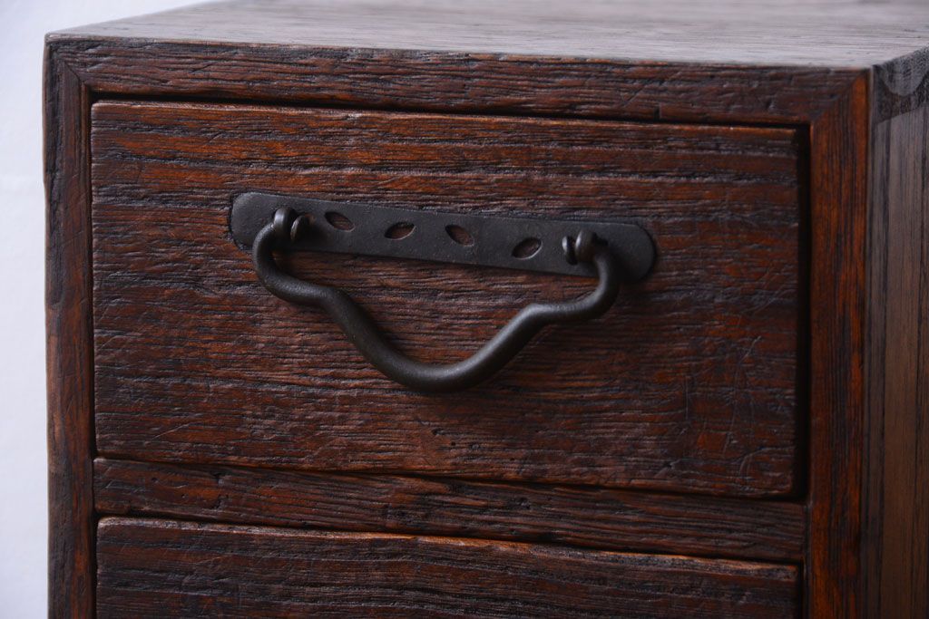 アンティーク家具　古民具・骨董　総桐材!アンティーク小引き出し