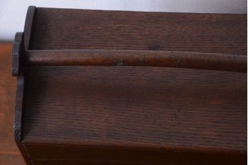 アンティーク雑貨　和製アンティーク　持ち手付き小引き出し(裁縫箱)