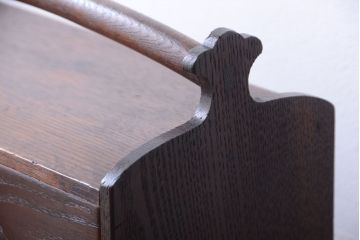 アンティーク雑貨　和製アンティーク　持ち手付き小引き出し(裁縫箱)