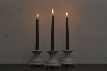 アンティーク雑貨　アンティーク　ドイツ　Schmann BAVARIA(シューマン ババリア)　キャンドルスタンド3つセット