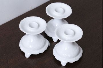 アンティーク雑貨　アンティーク　ドイツ　Schmann BAVARIA(シューマン ババリア)　キャンドルスタンド3つセット