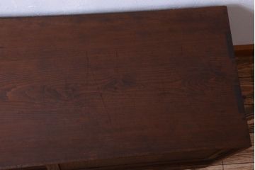 レトロ家具　昭和レトロ　前面桐材!時代箪笥ローボード(テレビボード)