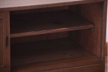 レトロ家具　昭和レトロ　前面桐材!時代箪笥ローボード(テレビボード)