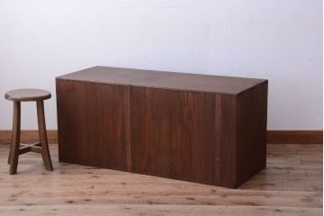 レトロ家具　昭和レトロ　前面桐材!時代箪笥ローボード(テレビボード)