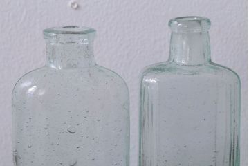 アンティーク雑貨　アンティーク　古いガラス小瓶5本セット