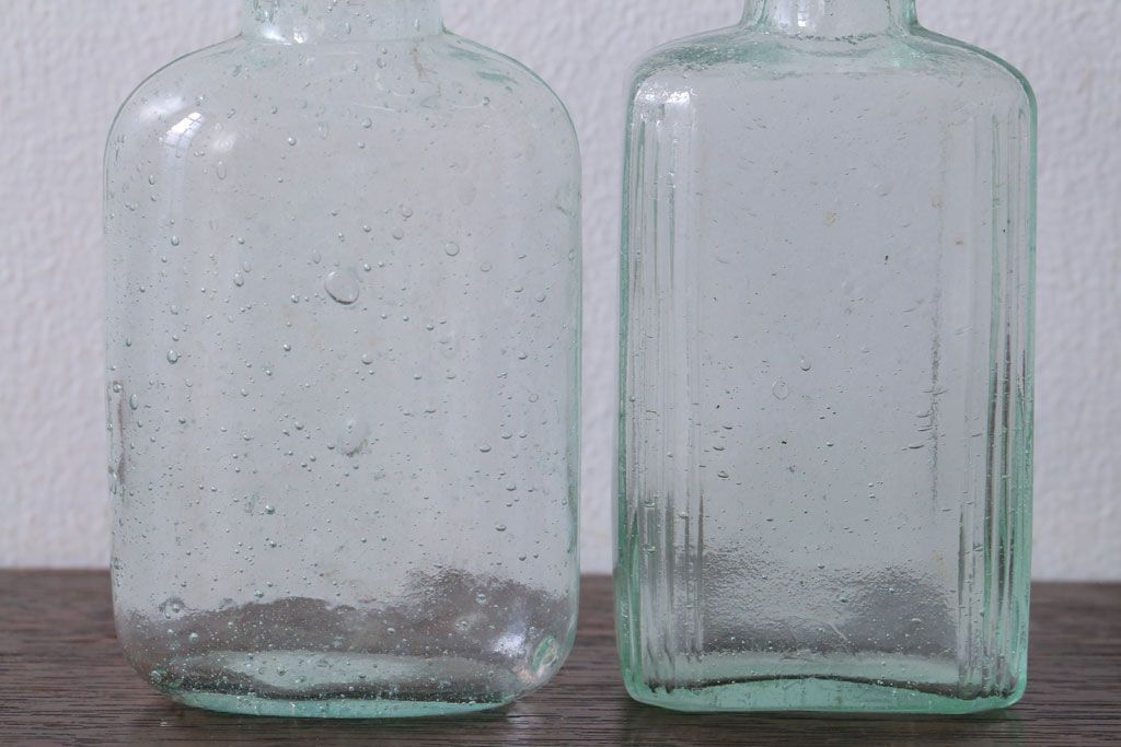 アンティーク雑貨　アンティーク　古いガラス小瓶5本セット