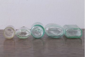 アンティーク雑貨　アンティーク　古いガラス小瓶5本セット