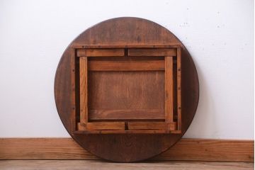 レトロ家具　昭和レトロ　小さな丸ちゃぶ台
