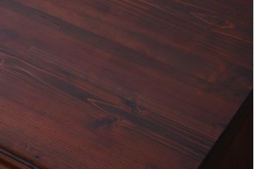 アンティーク家具　和製アンティーク　引き出し2杯付き!結霜ガラス引き戸の収納棚