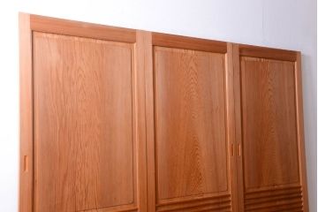 中古　高級品!秋田杉の木味板戸3枚セット