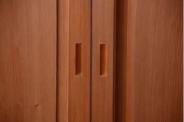 中古　高級品!秋田杉の木味板戸3枚セット