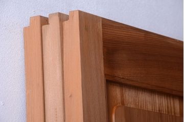 中古　高級品!秋田杉の木味板戸3枚セット