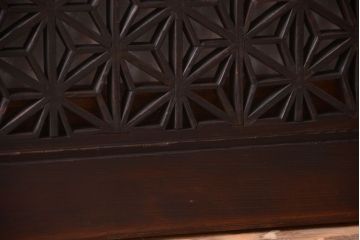 古民具・骨董　大正期　アンティークの組子欄間(明り取り)