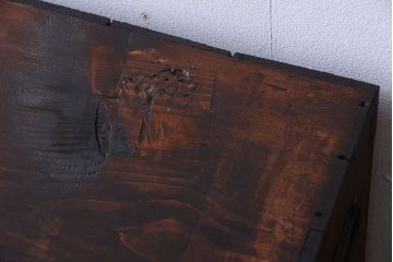 アンティーク家具　和製アンティーク　前面桐材!時代箪笥ローボード(テレビボード)