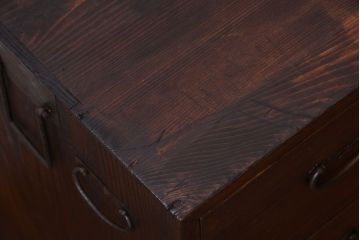 アンティーク家具　和製アンティーク　前面桐材!時代箪笥ローボード(テレビボード)