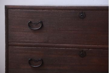 アンティーク家具　和製アンティーク　前面桐材!時代箪笥ローボード(テレビボード)