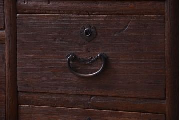 アンティーク家具　和製アンティーク　前面桐材!時代箪笥ローボード(テレビボード)